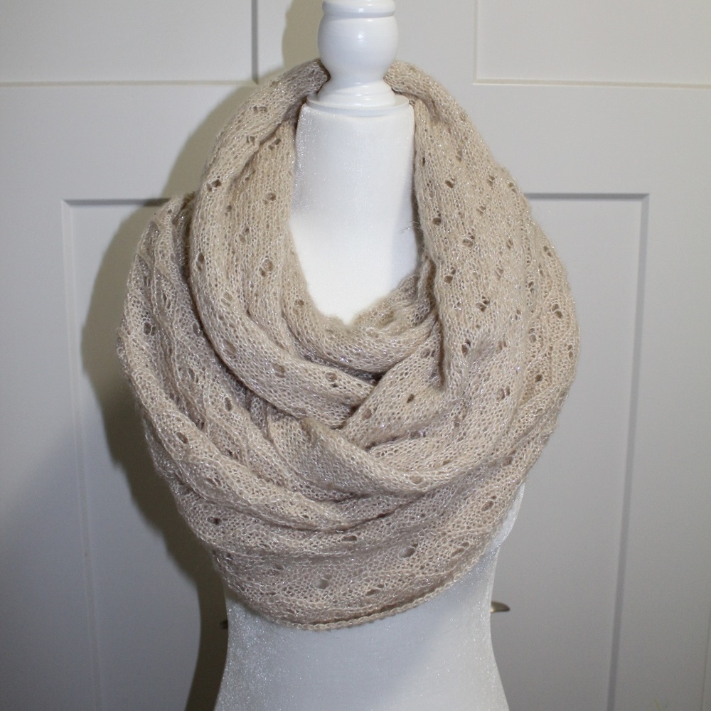 Tan Infinity Scarf